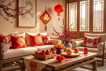 春节家居室内场景摄影图9