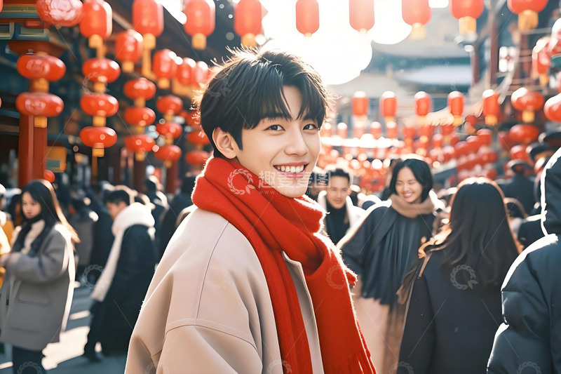 高清大图下载【趣麦麦图】春节年俗庙会庆祝场景摄影图7