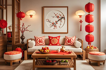 春节家居室内场景摄影图10