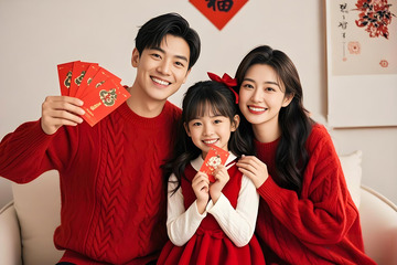 春节一家人人物摄影图3