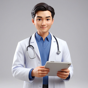 3d立体医生职业人员