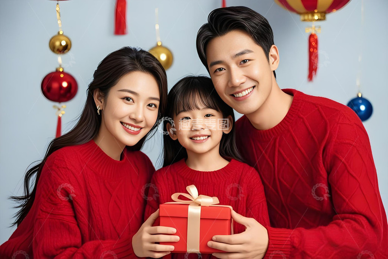 春节一家人人物摄影图2