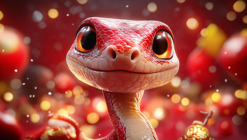 蛇年IP生肖蛇3D图2