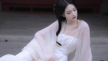 中国风古风女生写真艺术照摄影