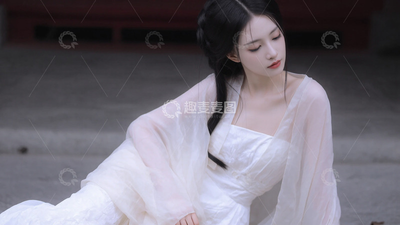 高清大图下载【趣麦麦图】-中国风古风女生写真艺术照摄影