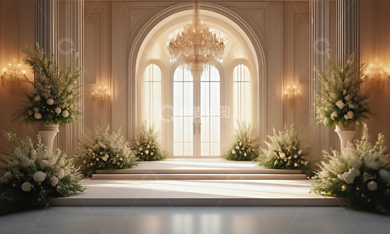 高清大图下载【趣麦麦图】婚礼布景场景欧式婚礼摄影3