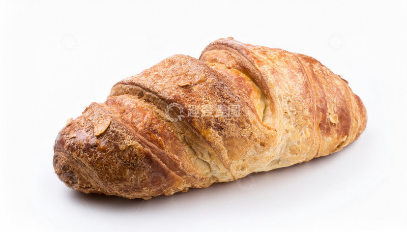 高清大图下载【趣麦麦图】松软牛角包享受惬意时刻