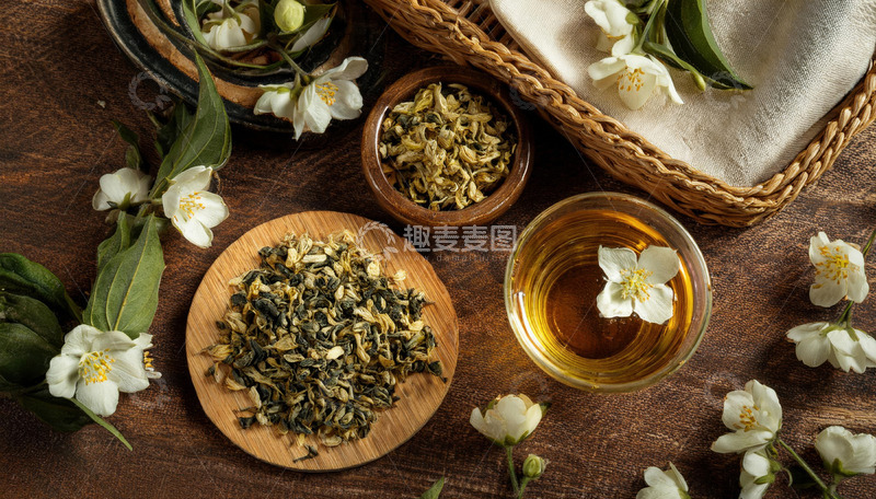 高清大图下载【趣麦麦图】浪漫花茶画面作手机屏保超独特1