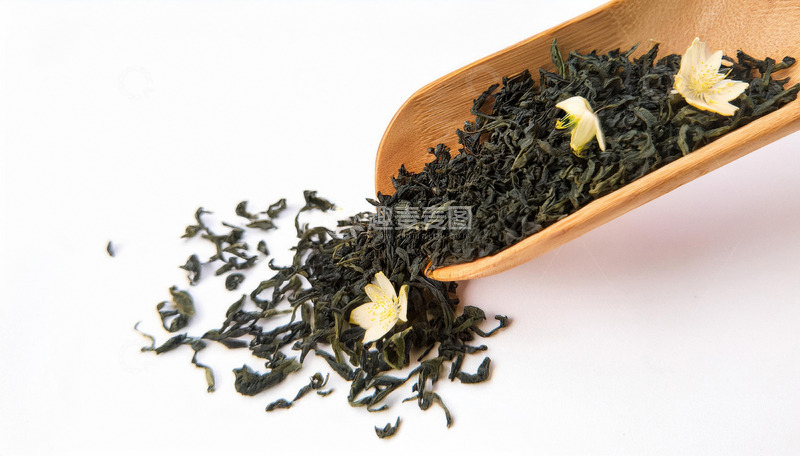 高清大图下载【趣麦麦图】典雅的茉莉花茶画面作装饰画添氛围