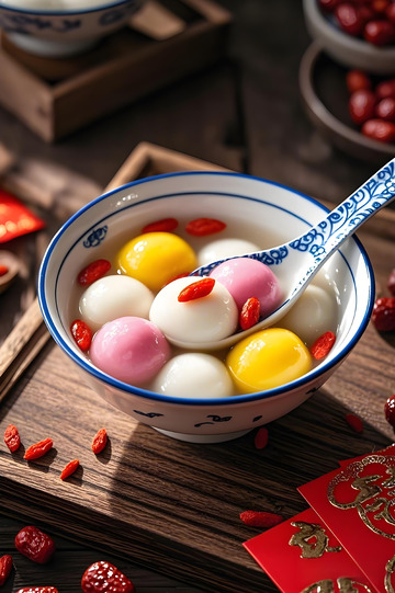 元宵节美食汤圆摄影图13
