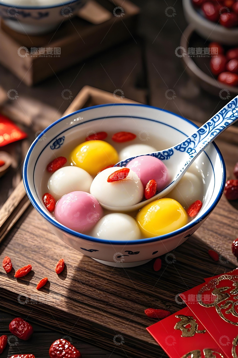 高清大图下载【趣麦麦图】元宵节美食汤圆摄影图13