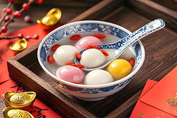 元宵节美食汤圆摄影图14