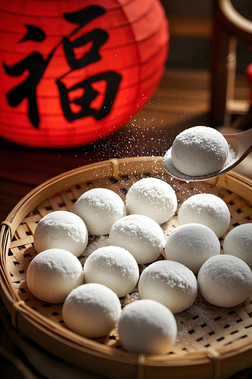 元宵节美食汤圆摄影图12