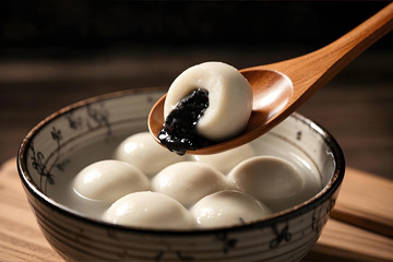 元宵节美食汤圆摄影图2