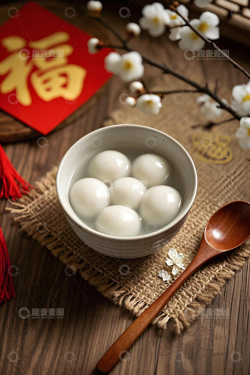 高清大图下载【趣麦麦图】元宵节美食汤圆摄影图5