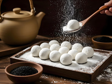 元宵节美食汤圆摄影图8