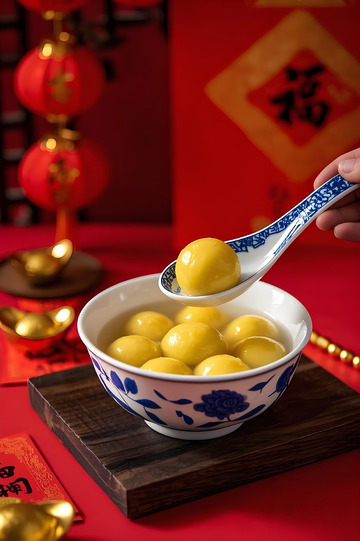 元宵节美食汤圆摄影图16