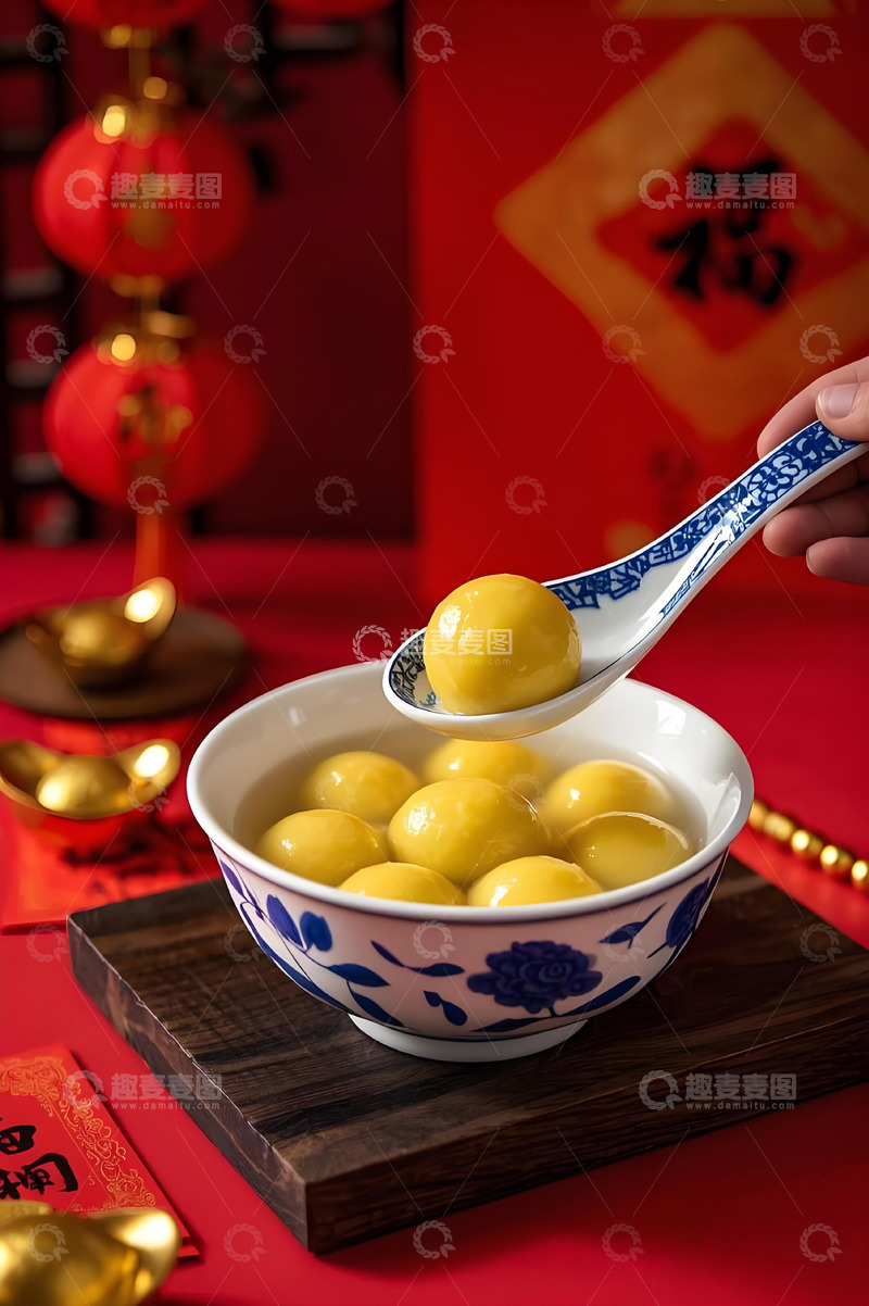 高清大图下载【趣麦麦图】元宵节美食汤圆摄影图16