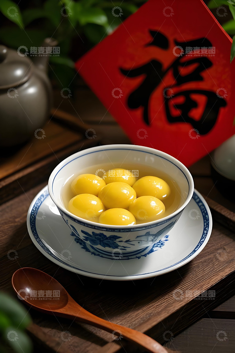 高清大图下载【趣麦麦图】美食摄影元宵摄影图8