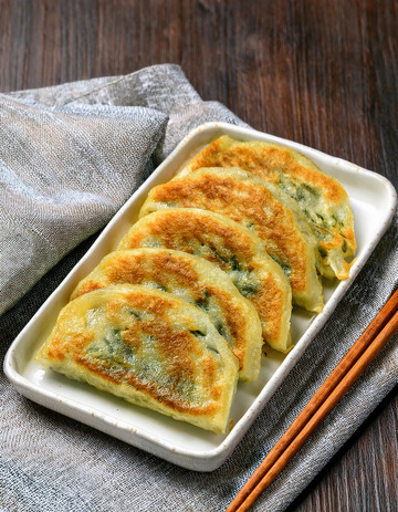 诱人韭菜盒子亮相