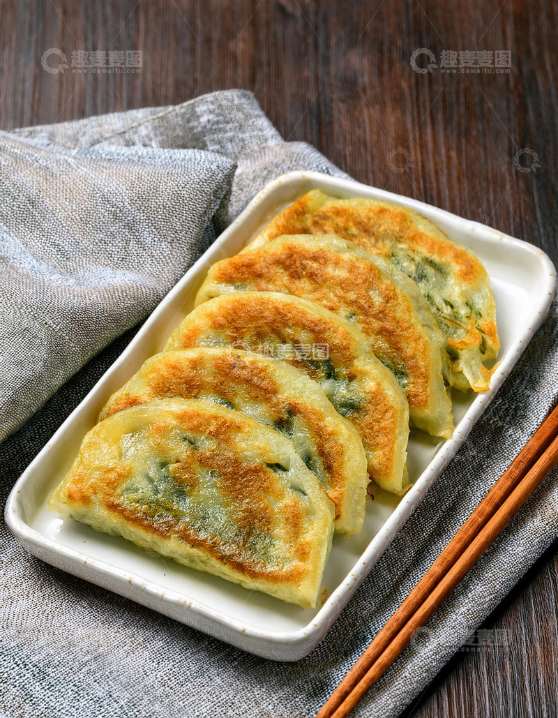 高清大图下载【趣麦麦图】诱人韭菜盒子亮相