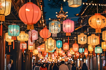 春节元宵节灯笼摄影图2