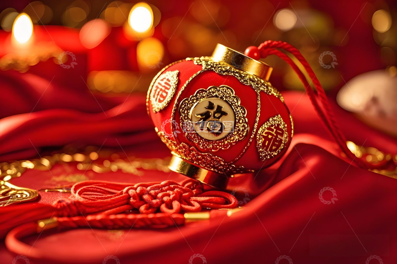春节灯笼静物摄影