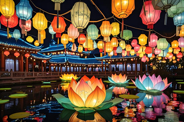 元宵节花灯摄影图1