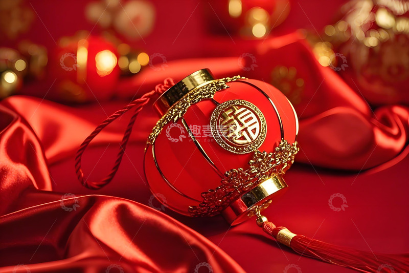 春节灯笼静物摄影1