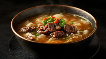 牛腩炖土豆美食中餐摄影图1