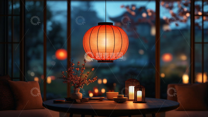 高清大图下载【趣麦麦图】新春喜庆灯笼 1