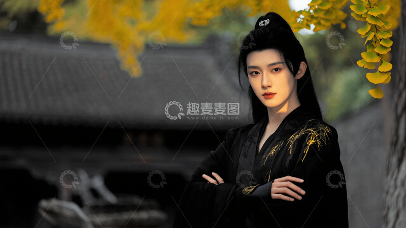 高清大图下载【趣麦麦图】古风中国风男性侠客帅哥写真摄影