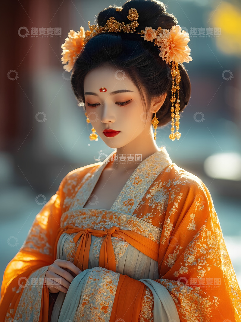 高清大图下载【趣麦麦图】古风美女汉服写真摄影图2