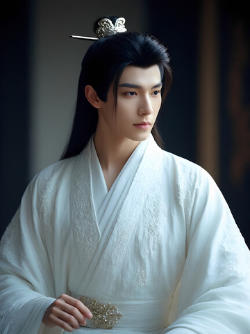 古风帅哥美男汉服写真艺术照