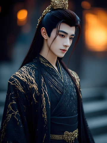 古风帅哥美男汉服写真艺术照5