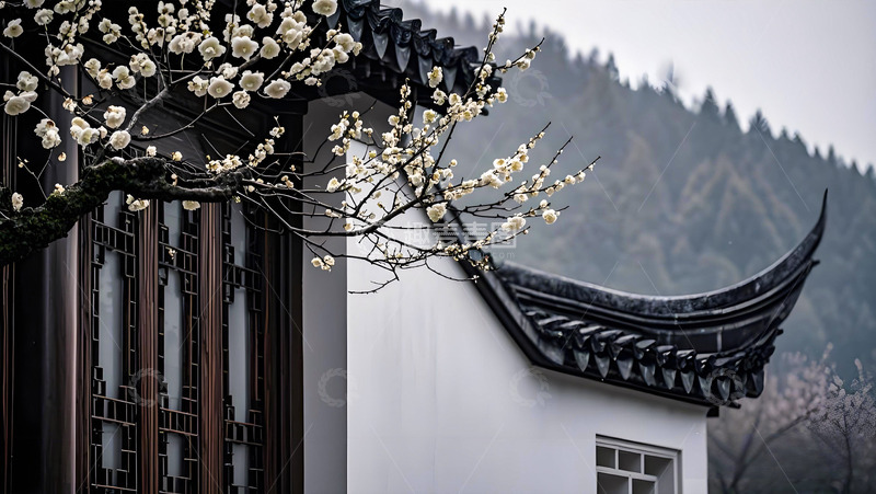 春天立春古城摄影图1