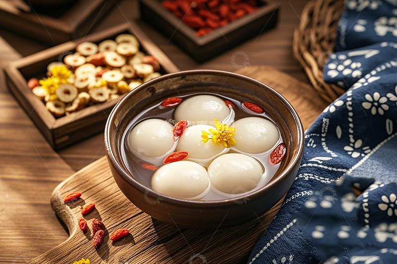 高清大图下载【趣麦麦图】元宵汤圆摄影图10