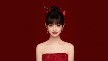 新年中国风女性写真摄影