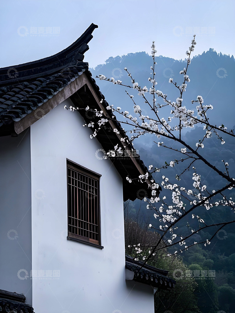 春天立春古城摄影图