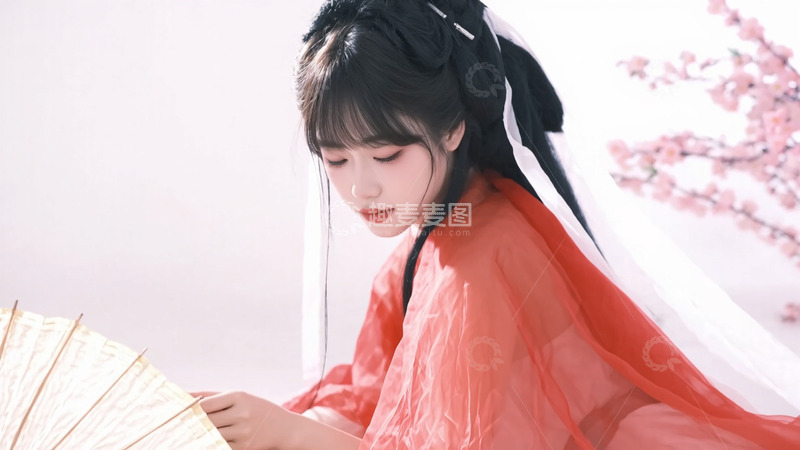 高清大图下载【趣麦麦图】唯美古风汉服美女写真摄影5