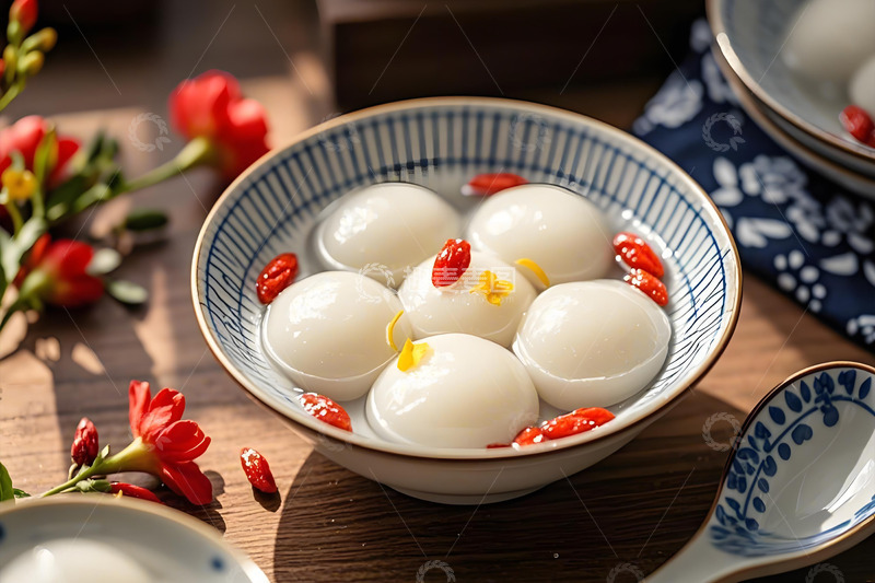 高清大图下载【趣麦麦图】元宵汤圆摄影图11