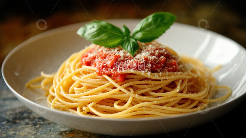 高清大图下载【趣麦麦图】美食辣酱拌面面条摄影