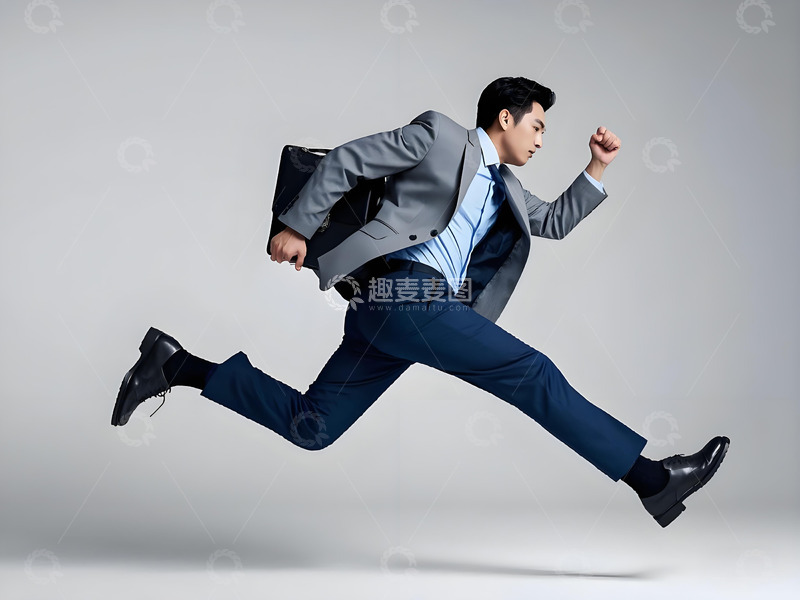 高清大图下载【趣麦麦图】开工了商务工作人物摄影图1