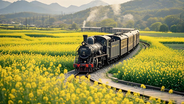 立春春天田野风景摄影图