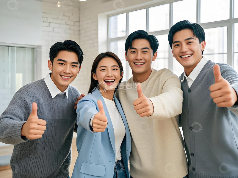 高清大图下载【趣麦麦图】开工了商务工作人物摄影图