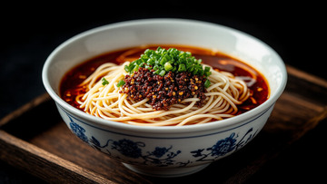 美食陕西臊子面面条摄影图1