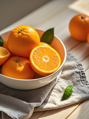 橙子水果摄影图