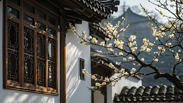 春天立春古城摄影图2