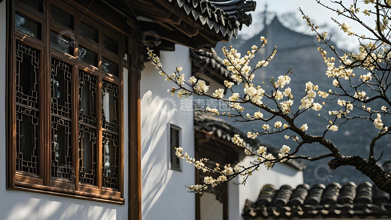 春天立春古城摄影图2