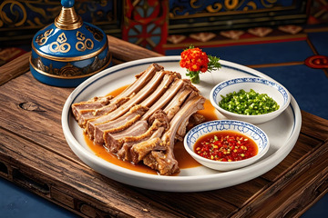 手抓羊排美食摄影